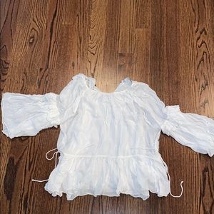 Bohemian white top
